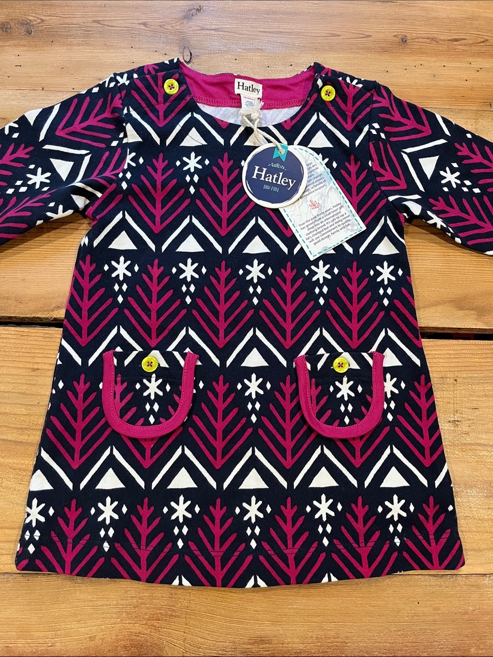 New! HATLEY 18-24M Ski Bunny Baby Mod Dress